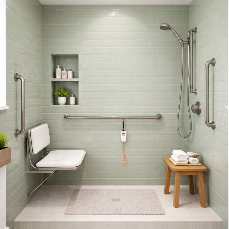 Elderly Shower Installation in Framingham, MA